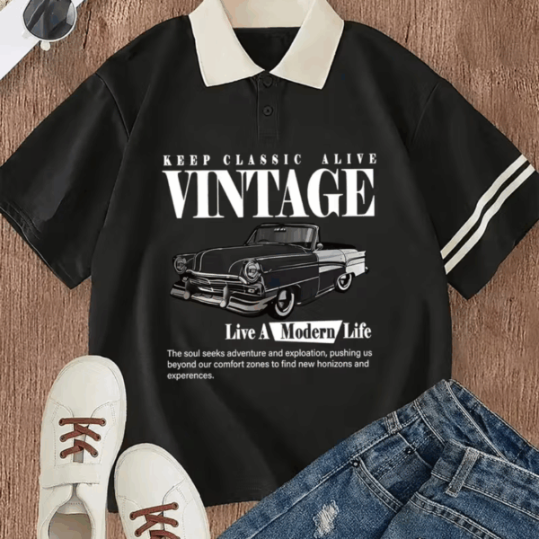 Women's Vintage Car Graphic Shirt
